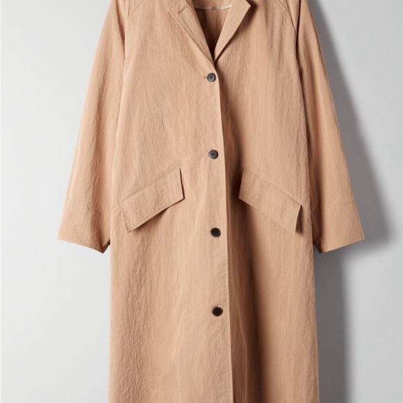 Small - Babaton Oversized Waterproof Trench (Shortened) - Picture 3 of 7